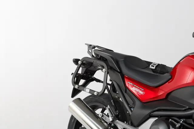 Sw-Motech TRAX ADV aluminium case system Black. 37/37 l. Honda NC700 S/X, NC750 S 