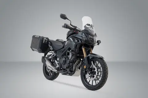 Sw-Motech TRAX ADV aluminium case system Svart. 37/37 l.  CB500X, CB500F / CBR500