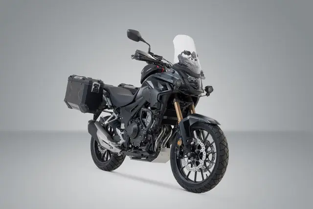 Sw-Motech TRAX ADV aluminium case system Svart. 37/37 l.  CB500X, CB500F / CBR500 