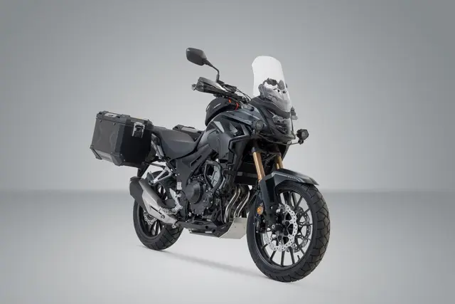 Sw-Motech TRAX ADV aluminium case system Black. 45/45 l.  CB500X, CB500F / CBR500 