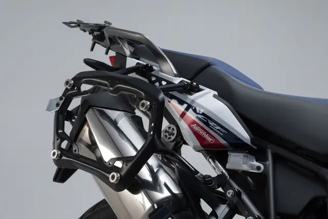 Sw-Motech TRAX ADV aluminium case system Silver. 45/37 l. CRF1000L Africa Twin (1 