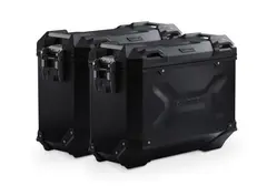 Sw-Motech TRAX ADV aluminium case system Black. 37/37 l. Honda NC750X / NC750S (1