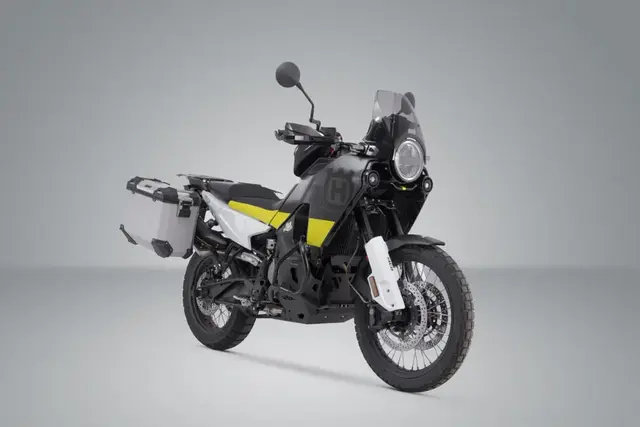Sw-Motech TRAX ADV alu case system Silve Husqvarna Norden 901 