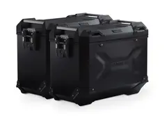 Sw-Motech TRAX ADV aluminium case system Black. 45/45 l. Yamha MT-07 Tracer (16-)