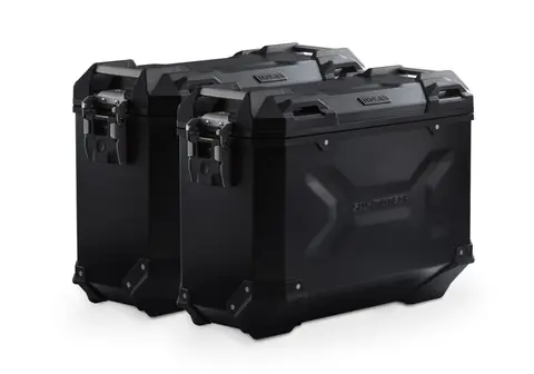 Sw-Motech TRAX ADV aluminium case system Black. 37/37 l. BMW R 1200 R/RS, R 1250