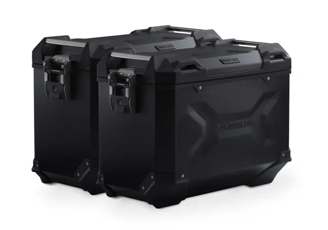 Sw-Motech TRAX ADV aluminium case system Black. 45/45 l. BMW S 1000 XR (15-19). 