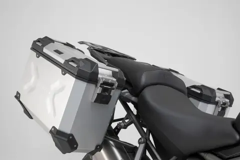Sw-Motech TRAX ADV aluminium case system Silver. 37/37 l. Triumph Tiger1200/Explo