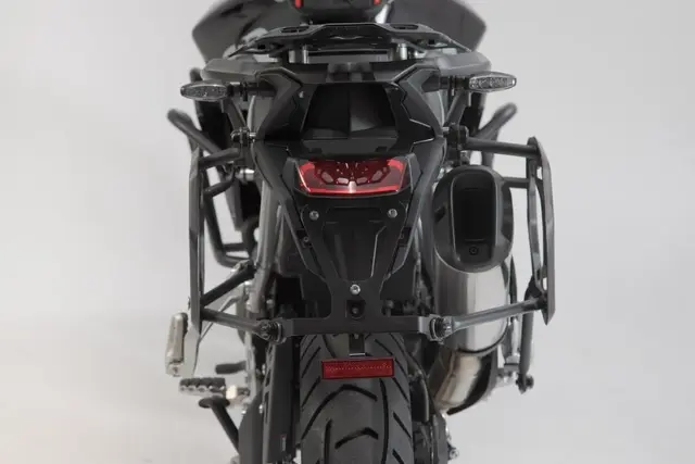 Sw-Motech Trax ADV Sideveskesystem Svart 45/37 Liter. Tiger 900 Gt/Rally Pro 
