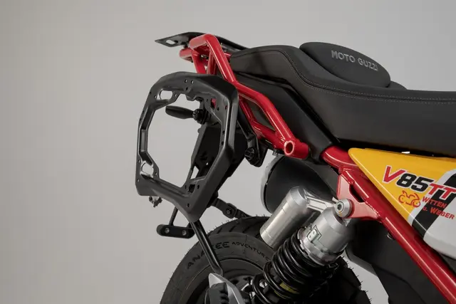 Sw-Motech PRO side carriers Black. Moto Guzzi V85 TT (19-). 