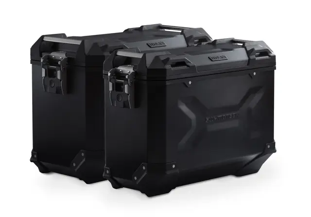 Sw-Motech Trax ADV Sideveskesystem Svart 45/37 Liter. Tiger 900 Gt/Rally Pro 