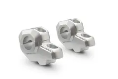 Sw-Motech Bar back for &#216; 22 mm handlebar H=30 mm. Back 21 mm. Silver.