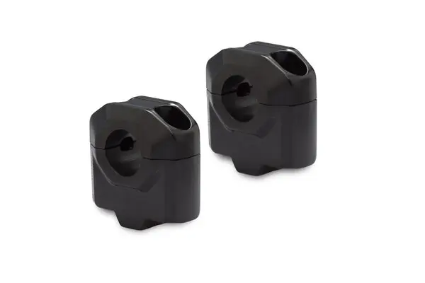 Sw-Motech Bar riser for Ø 22 mm handleba H=30 mm. Black. 