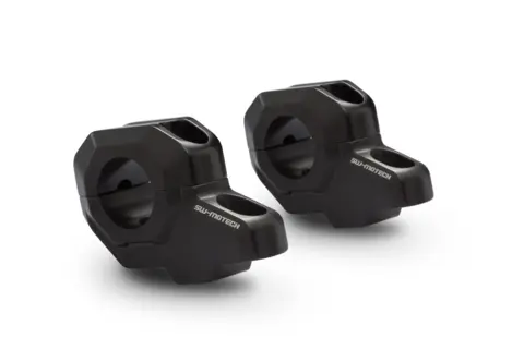 Sw-Motech Bar back for &#216; 28 mm handlebar H=30 mm. Back 22 mm. Sort