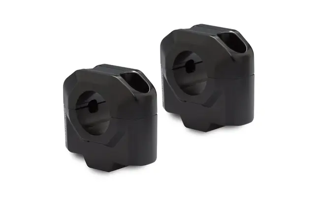 Sw-Motech Bar riser for Ø 28 mm H=30 mm. Sort 