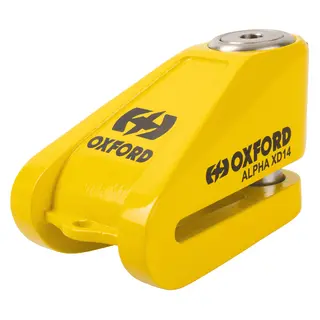 Oxford Alpha XD14 Lås 14mm Gul