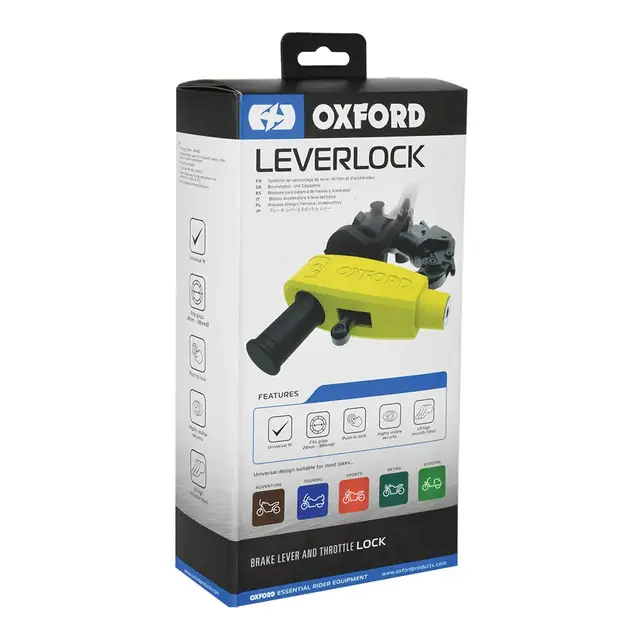 Oxford Hendellås Passer de fleste motorsykler 