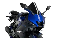 Puig Z-Racing Vindskjerm Sort YZF-R125 2023 -&gt;