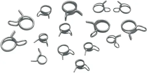 Moose Racing Ms Wire Clamps 150Pk Asst Wire Hose Clamps 1/4&quot; | 5/16&quot; | 7/16&quot; I