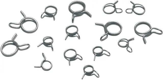 Moose Racing Ms Wire Clamps 150Pk Asst Wire Hose Clamps 1/4" | 5/16" | 7/16" I 