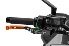 Puig Clutch Hendel Forlengbar &amp; Foldbar Oransje / Gr&#248;nn