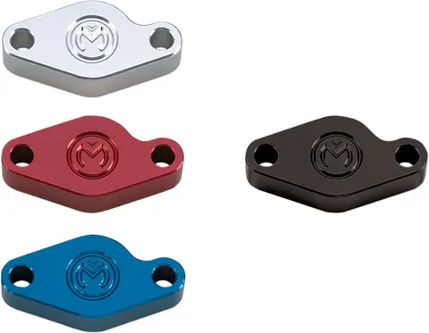 Moose Racing E-Brk Blk Off Plt Pol E-Brake Block Off Plate Polished