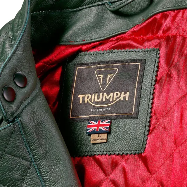 TRIUMPH Braddan Skinnjakke XL Grønn 