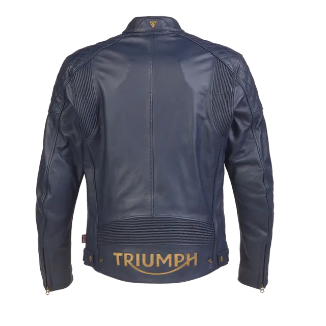 Triumph Braddan Skinnjakke L Blå 