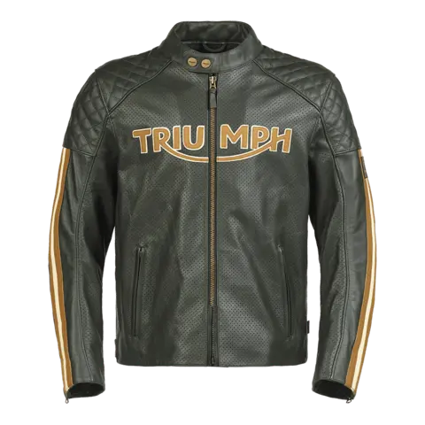 Triumph Braddan Air Race Jakke L Grønn