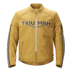 TRIUMPH Braddan Air Skinnjakke M Gull