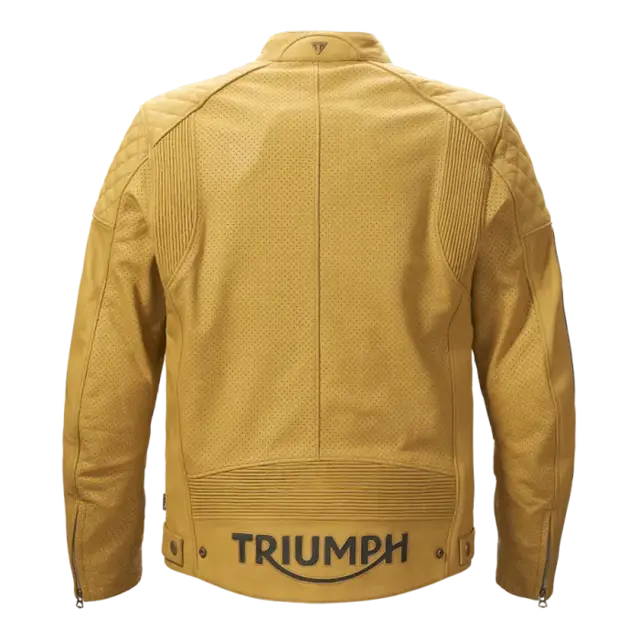 TRIUMPH Braddan Air Skinnjakke M Gull 