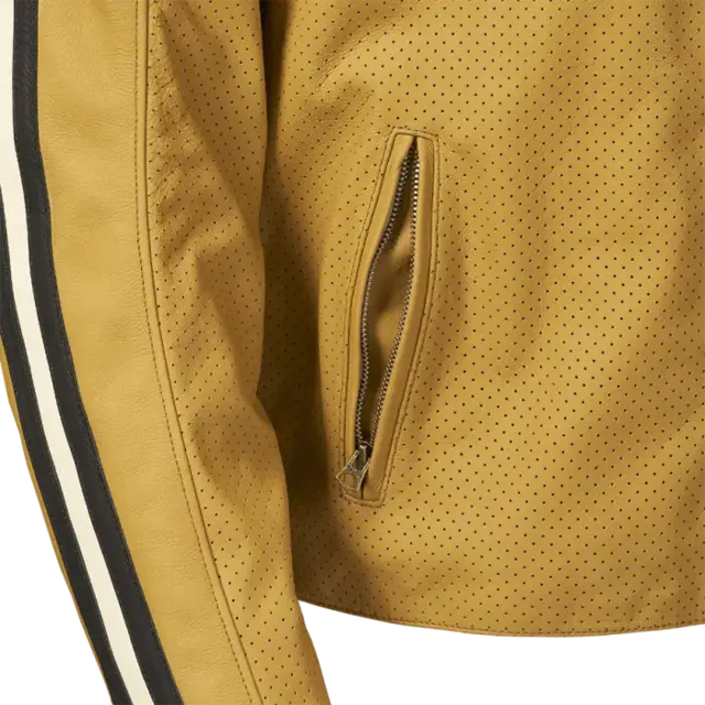 TRIUMPH Braddan Air Skinnjakke M Gull 