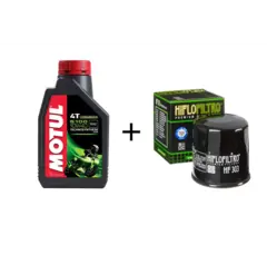 Motul 5100 10W40 &amp; HF303 oljefilter Honda, Kawasaki og Yamaha