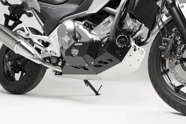 Sw-Motech Engine Guard Svart/Sølv. Honda NC700/NC750 Med DCT 
