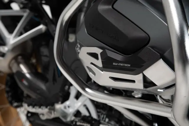 Sw-Motech Cylinder guard Black/Silver. BMW R 1250 GS/Adv, R 1250 