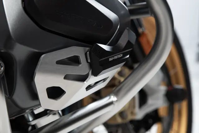 Sw-Motech Cylinder guard Black/Silver. BMW R 1250 GS/Adv, R 1250 