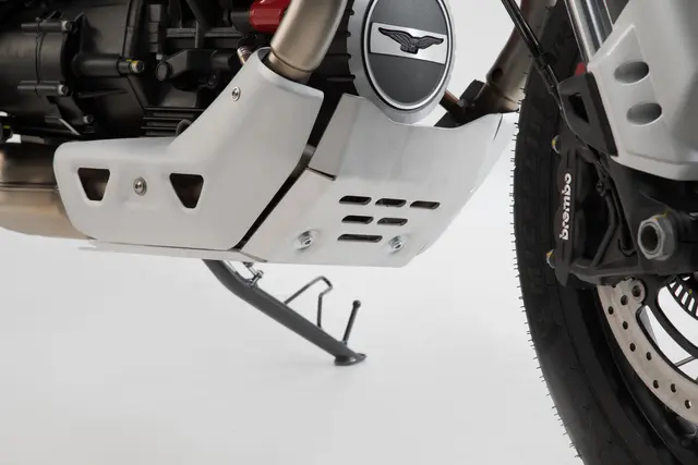Sw-Motech Engine guard Silver. Moto Guzzi V85 TT (19-). 
