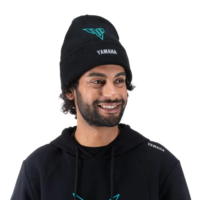 Yamaha Hyper Naked Beanie Svart/Cyan 