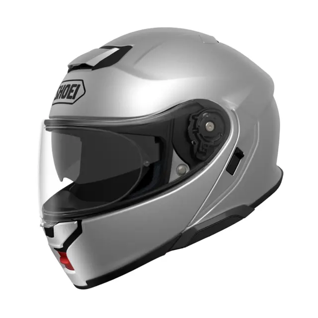 Shoei Neotec 3 Motorsykkel Hjelm Sølv - Åpningshjelm 