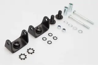 Adapter for SW-MOTECH light mounts Black. For original BMW fog lights.