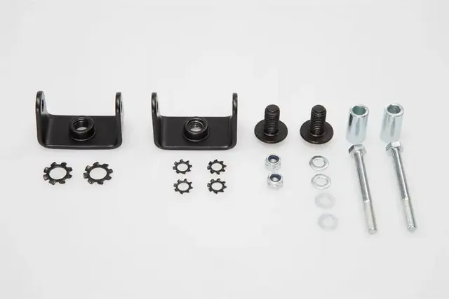 Adapter for SW-MOTECH light mounts Black. For original BMW fog lights. 