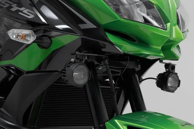 Sw-Motech EVO fog light kit Black. Kawasaki Versys 650 (15-). 