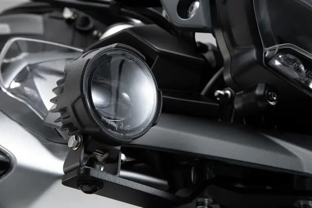 Sw-Motech EVO fog light kit Black. Triumph Tiger 1200 / Explorer (15 