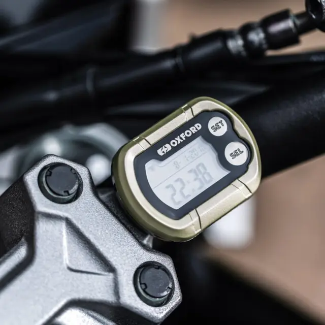 Oxford DigiClock Klokke For montereing på styret 