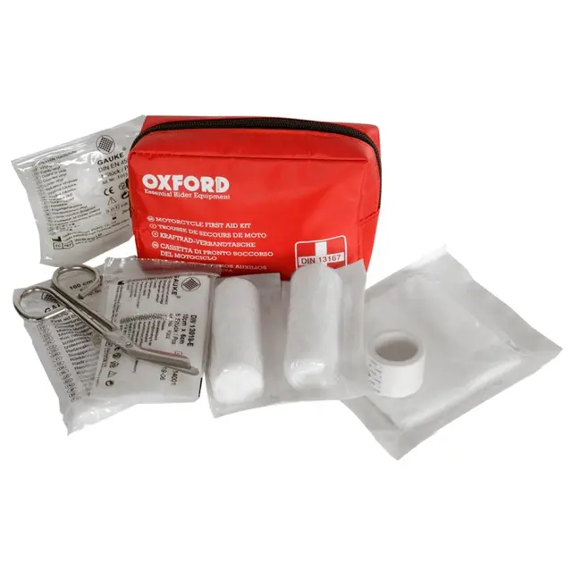 Oxford Førstehjelp Kit Kompakt for motorsykkel bruk 