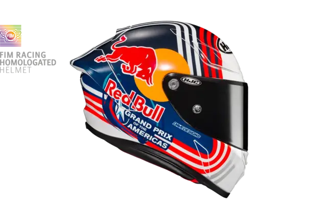 HJC Rpha 1 Motorsykkel Hjelm M Redbull Austin - Racing - FIM Godkjent 