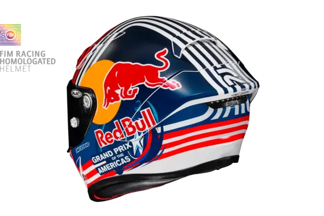 HJC Rpha 1 Motorsykkel Hjelm M Redbull Austin - Racing - FIM Godkjent 
