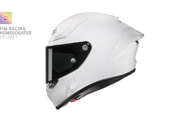 HJC Rpha 1 Motorsykkel Hjelm S Hvit -  Sport Racing - FIM Godkjent! 