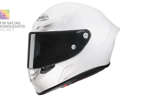 HJC Rpha 1 Motorsykkel Hjelm M Hvit -  Sport Racing - FIM Godkjent!