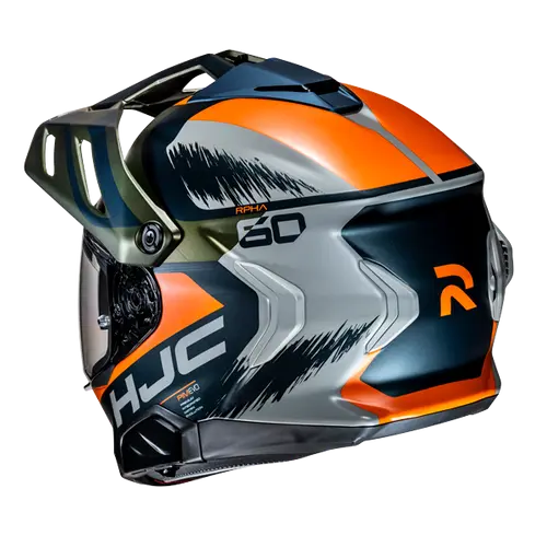 HJC RPHA 60 Motorsykkel Hjelm L Quid MC47SF - Adventurehjelm 