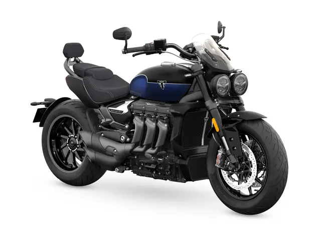 Triumph Rocket 3 GT Storm 2025 MATT SAPPHIRE BLACK / SATIN PACIFIC BLUE 